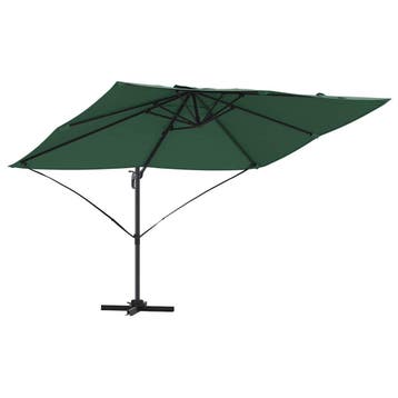 vidaXL Parasol 351 x 250 x 260 cm Polyester en Aluminium, Verzenden, Nieuw, 2 tot 3 meter
