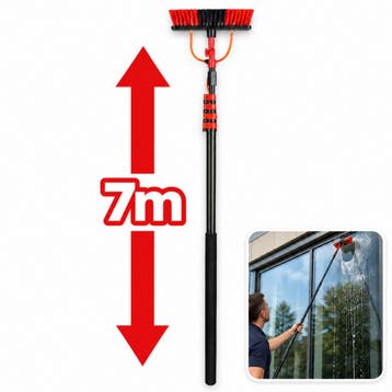 Nexxt Waterbezem - 7 m - Waterborstel - Uitschuifbaar -, Verzenden