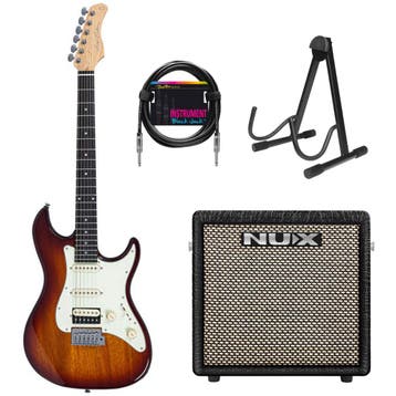 Sire S1 ST-Style Elektrische Gitaar Tobacco Sunburst + NUX, Muziek en Instrumenten, Ophalen of Verzenden, Nieuw