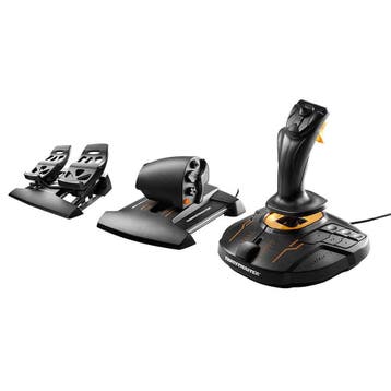 Thrustmaster T.16000M FCS Flight Pack Zwart USB Vluchtsim..., Verzenden, Nieuw, THRUSTMASTER
