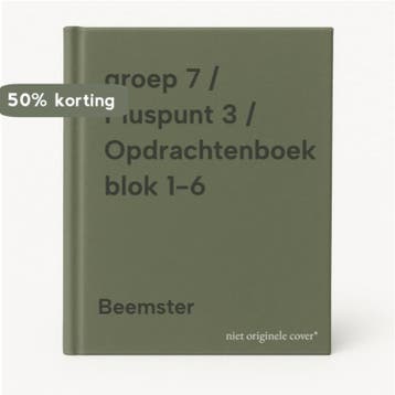 groep 7 / Pluspunt 3 / Opdrachtenboek blok 1-6 9789034554741, Boeken, Schoolboeken, Verzenden, Gelezen, Beemster
