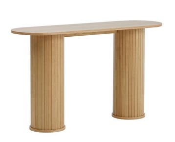 Sidetable Nola eiken 130 cm - Naturel, Ophalen of Verzenden, Nieuw