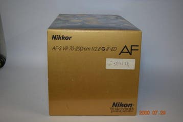 Nikon Nikkor AF-S VR 70-200mm Cameralens, Nieuw
