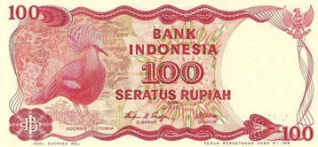 Indonesië - 100 rupiah 1984 Vogel/Fauna UNC, Verzenden