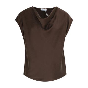 Princess goes Hollywood • bruine zijden top • 36, Kleding | Dames, Princess goes Hollywood, Bruin, Verzenden, Nieuw