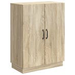 vidaXL Dressoir Sonoma Eiken 66 x 34,5 x 87 cm Bewerkt hout, Verzenden, Nieuw, Overige houtsoorten, Minder dan 50 cm