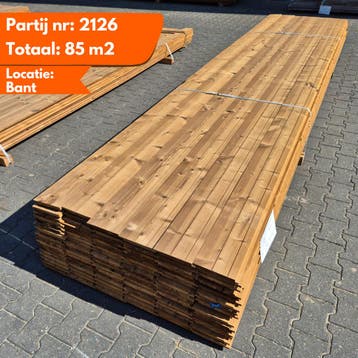 Partij Thermo Vuren Halfhouts Rabat 4540x185-175x19mm, Ophalen of Verzenden, Nieuw