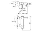 GROHE Essence New - Badkraan - 15cm - hard graphite, Verzenden, Zo goed als nieuw