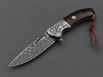 Albainox Albainox – Elegante coltello acciaio Damasco 73
