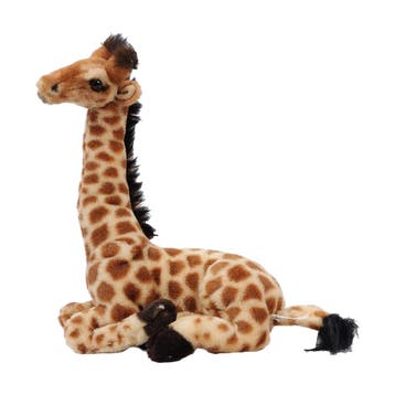 Giraffe knuffel - zacht pluche - lichtbruin - 30 cm, Kinderen en Baby's, Verzenden, Nieuw