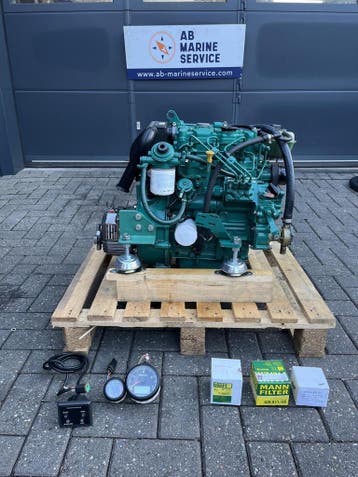 Volvo Penta D1-30F 30pk scheepsmotor 345h gebruikt compleet, Watersport en Boten, Ophalen of Verzenden, Nieuw