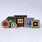 Collectie van antieke portretmedaillons - Plaque (6) -