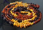 Amber Zeldzame vintage lange natuurlijke Baltische barnsteen
