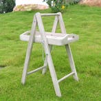 Bijzettafeltje Acacia Greywash met Uitneembaar Dienblad, Verzenden, Nieuw, Hout