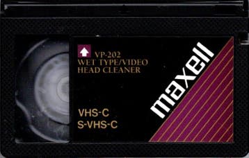 Maxell VHS-C Head Cleaner VP-202 (Nieuw), Verzenden, Nieuw