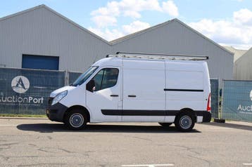 Veiling: Bestelwagen Renault Master Diesel 131pk 2018, Gebruikt, Renault, Wit, BTW verrekenbaar