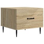 vidaXL Salontafel met lade Sonoma Eiken 49 x 50 x 40 cm, Verzenden, Nieuw, 50 tot 100 cm, Minder dan 50 cm