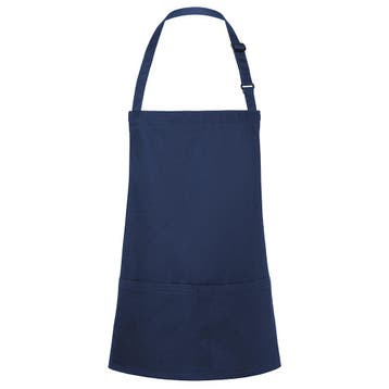 GGM Gastro | KARLOWSKY | Slabbenschort Kort Basic - |, Verzenden, Nieuw, Blauw, Schort