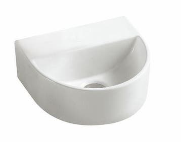 Lara halfrond fonteintje 300x250x120 zonder kr.gat wit, Verzenden, Nieuw