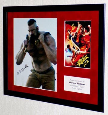 Street Fighter - Olivier Richters (Zangief) Premium Framed,, Nieuw