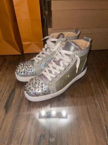 Christian Louboutin - Louis Junior Spikes - High-top, Nieuw