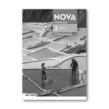 Nova scheikunde 3h uitwerkingenboek 9789402004090, Zo goed als nieuw