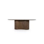 Eettafel Jordy - 200cm - Bruin - 96153 - eettafel, Nieuw, Overige vormen, Overige materialen