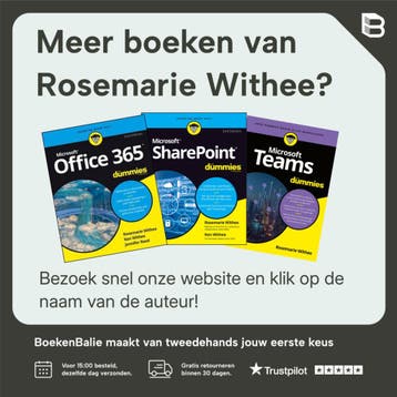 Microsoft Teams For Dummies 9781119660552 Rosemarie Withee, Verzenden, Gelezen, Rosemarie Withee
