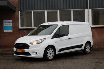 Ford Transit Connect 1.5 EcoBlue L2 Trend 120PK Camera / sto, Stof, Gebruikt, Euro 6, Wit