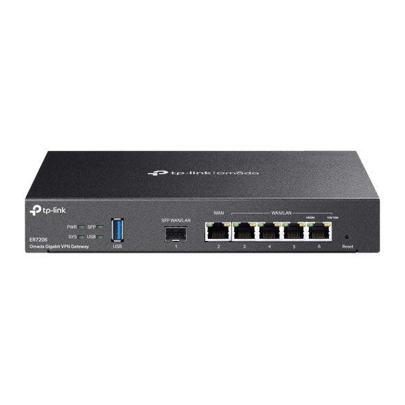 TPLink Omada ER7206 – VPN router – MultiWAN – Gigabit, Computers en Software, Netwerk switches, Nieuw, Ophalen of Verzenden