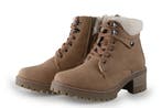 Claverton Veterboots in maat 39 Beige, Kleding | Dames, Schoenen, Verzenden, Beige, Overige typen, Zo goed als nieuw
