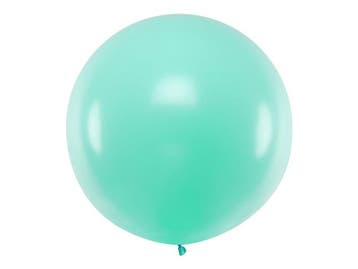 Mega ballon Pastel Mint - 1m, Hobby en Vrije tijd, Feestartikelen, Ophalen of Verzenden, Nieuw