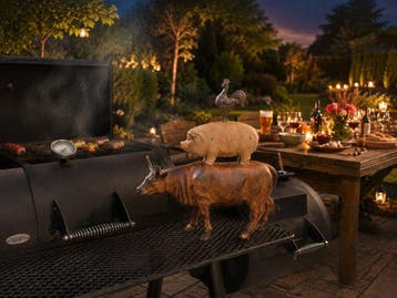 Beeld, BBQ / Farm Animal Sculpture - 42 cm - mgo, Antiek en Kunst