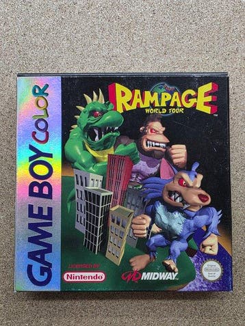 OLD STOCK Extremely Rare Nintendo Game Boy Rampage World, Nieuw