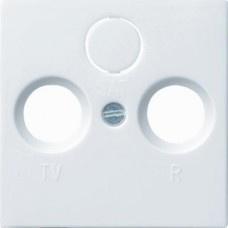 Gira Centraalplaat CAI Zuiver wit (hagelwit) 086903, Doe-het-zelf en Verbouw, Elektra en Kabels, Nieuw, Stopcontact