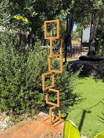 Ana Lucia B.M - Sculpture Corten - XXL - NO Reserve