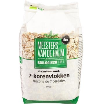 Zeven Korenvlokken Biologisch 500g, Verzenden, Nieuw