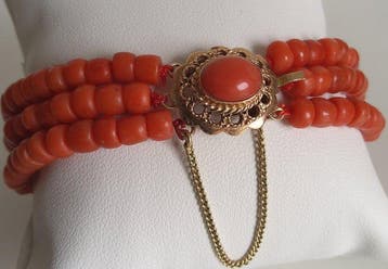 Armband - 14 karaat Geel goud - mooi bewerkt slot, Nieuw