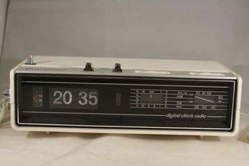 Flip klok - Munditone Mid-century modern - ABS - 1960-1970 -