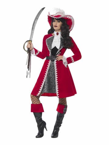 Piratenjurk Rood Luxe Dame, Kleding | Dames, Ophalen of Verzenden, Nieuw