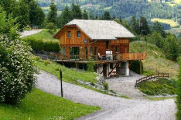 Mooi 8p luxe vrijstaand chalet, aan bosrand in Oostenrijk, 4 of meer slaapkamers, Salzburgerland, Huisdier toegestaan, Landelijk