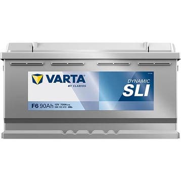 Varta Auto accu 12 volt 90 Ah SLI Dynamic type F6, Auto-onderdelen, Accu's en Toebehoren, Ophalen of Verzenden, Nieuw
