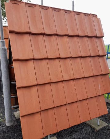 Monier Topas 13V Natuurrood | voor € 1,10 p.st + Garanantie!, Steen of Klei, Nieuw, Ophalen of Verzenden, Dakpannen