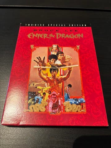 2DVD Bruce Lee Enter the Dragon - Gesigneerd!, Ophalen of Verzenden, Zo goed als nieuw, Film