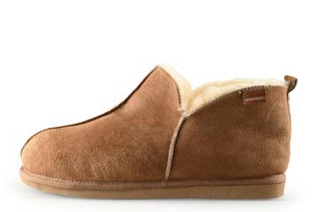 Shepherd Of Sweden Pantoffels in maat 45 Cognac, Kleding | Dames, Schoenen, Verzenden, Zo goed als nieuw, Pantoffels of Sloffen