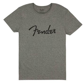 Fender T-Shirt spaghetti logo grijs L, Verzenden, Nieuw