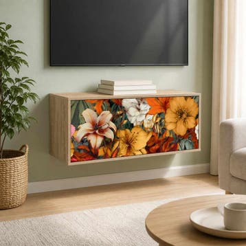 vidaXL Wandgemonteerd tv-meubel GENNEP 102 x 33 x 40 cm, Minder dan 50 cm, Verzenden, Nieuw, Minder dan 100 cm