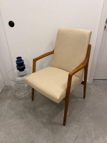 Wilkhahn - Josef Hillerbrand - Fauteuil - Teak, Leder