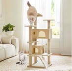 Kattenboom 137 cm –Krabpaal met Grot, Hangmat en Platforms, Dieren en Toebehoren, Katten-accessoires, Verzenden, Nieuw