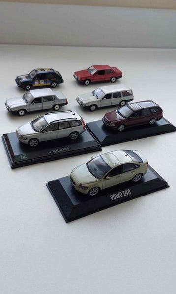 Minichamps, Mattel 1:43 - Modelauto (7) - Volvo 340, 760,, Nieuw